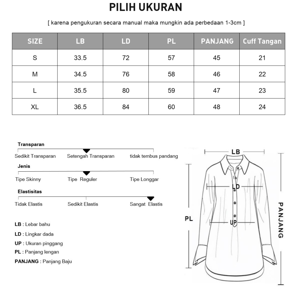 [READY STOCK]CHICMORE Kaos seksi tipis v-neck wanita gaya baru lengan panjang