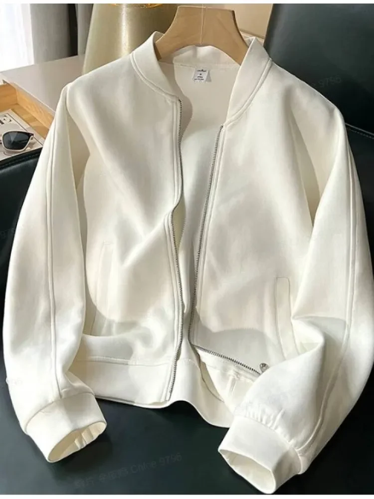 [READY STOCK]CHICMORE Atasan sweter lengan panjang dengan zipper gaya kasual untuk wanita