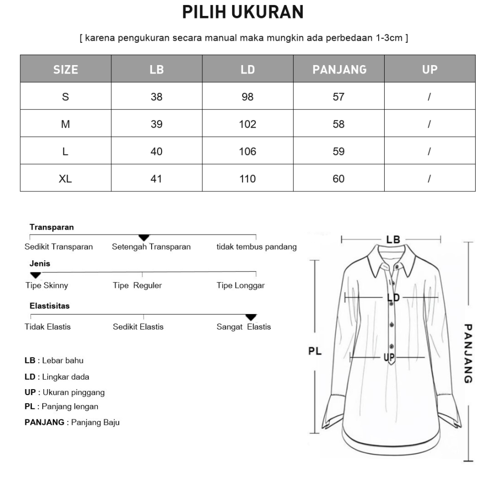 [READY STOCK]CHICMORE Atasan wanita kemeja putih cantik lengan pendek gaya modis