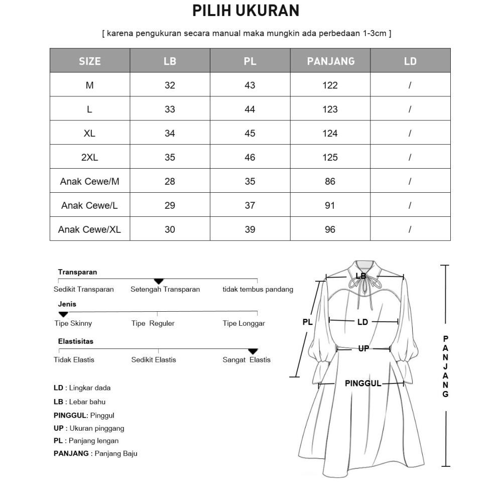 [READY STOCK]CHICMORE Gaun wanita gaya istana motif bunga vintage berlengan balon tiga perempat untuk wanita muda