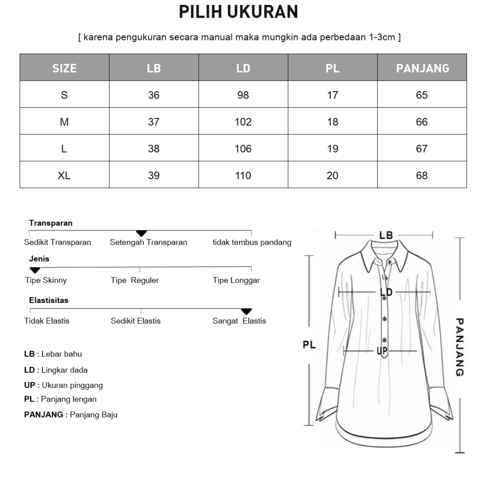 [NEW]CHICMORE Atasan blouse wanita lengan pendek desain retro