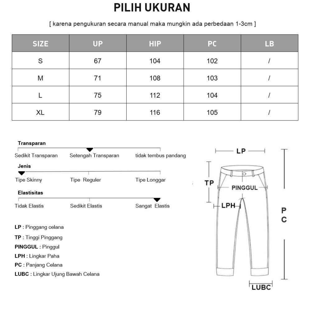 CHICMORE Celana panjang kaki lebar gaya kekinian korea baru untuk wanita