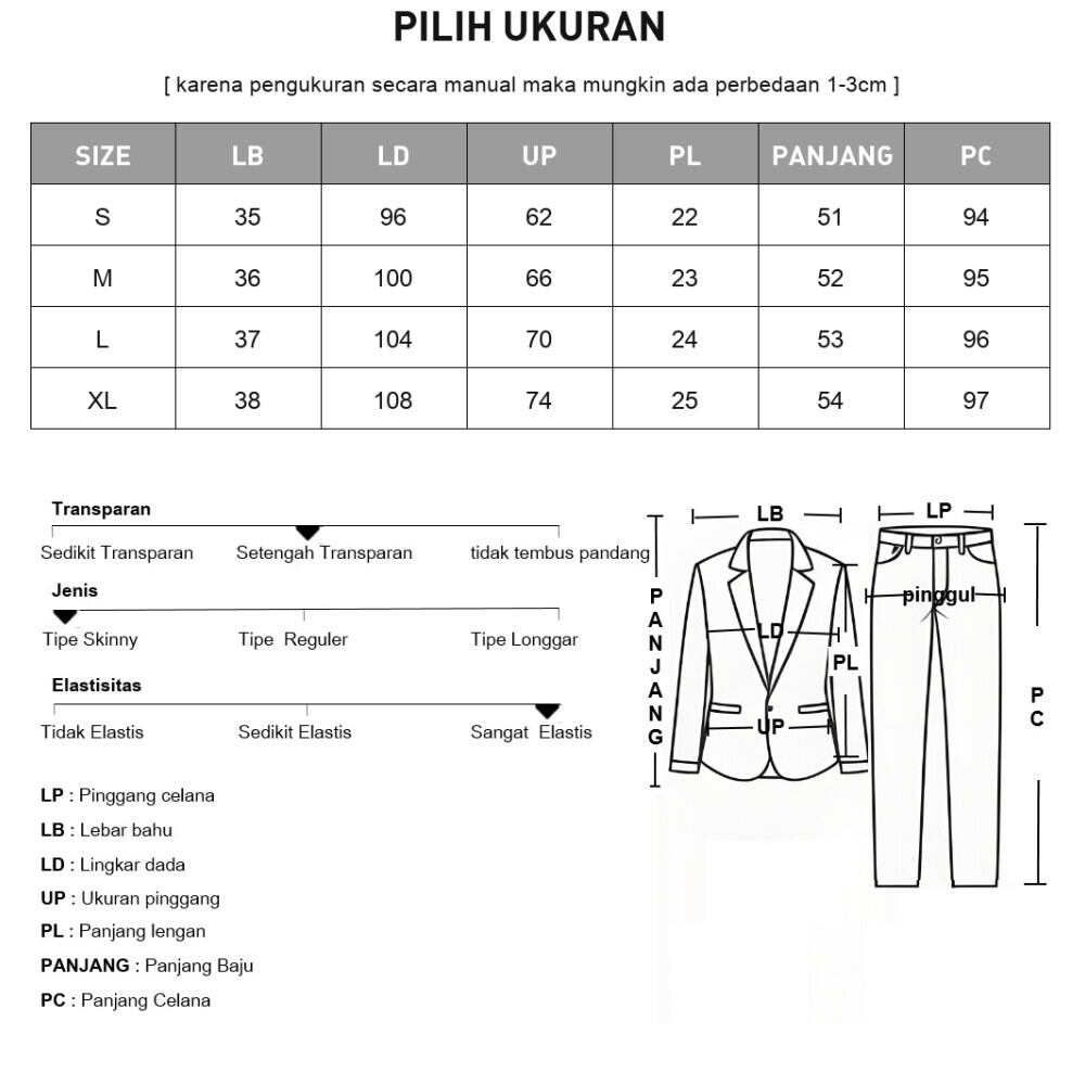 CHICMORE Setelan atasan biru dan celana lebar pakaian dua potong musim panas yang sangat populer