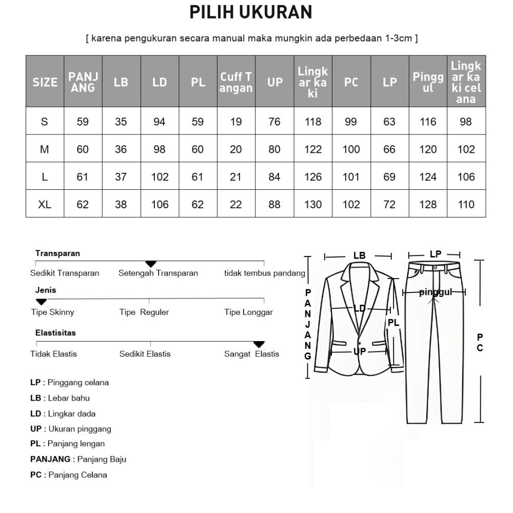 [DISKON KILAT]CHICMORE Setelan kemeja lengan panjang dan celana panjang, kemeja berhiaskan renda bordir