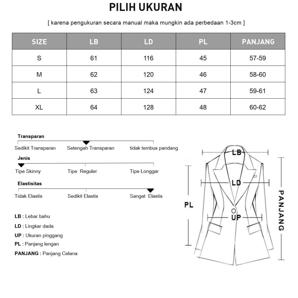 CHICMORE Atasan jaket wanita potongan longgar dengan tudung dan zipper