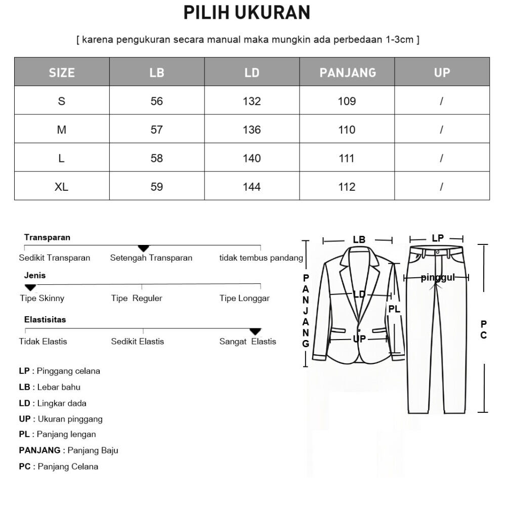 CHICMORE Gaun kemeja panjang wanita dengan lengan mengembang dan motif kotak-kotak.