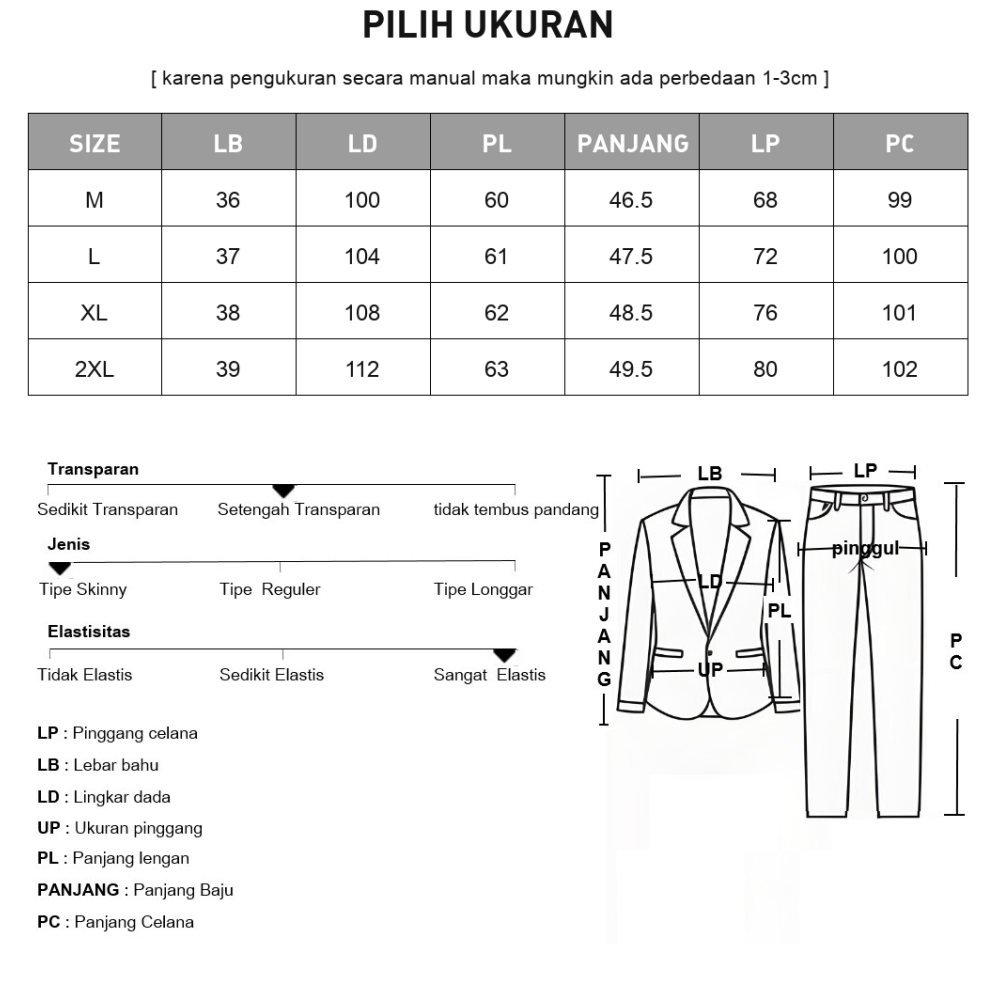 [NEW]CHICMORE Setelan kemeja wanita kasual dengan motif garis-garis bordir tidak beraturan dan patchwork, dipadukan dengan celana panjang lebar.