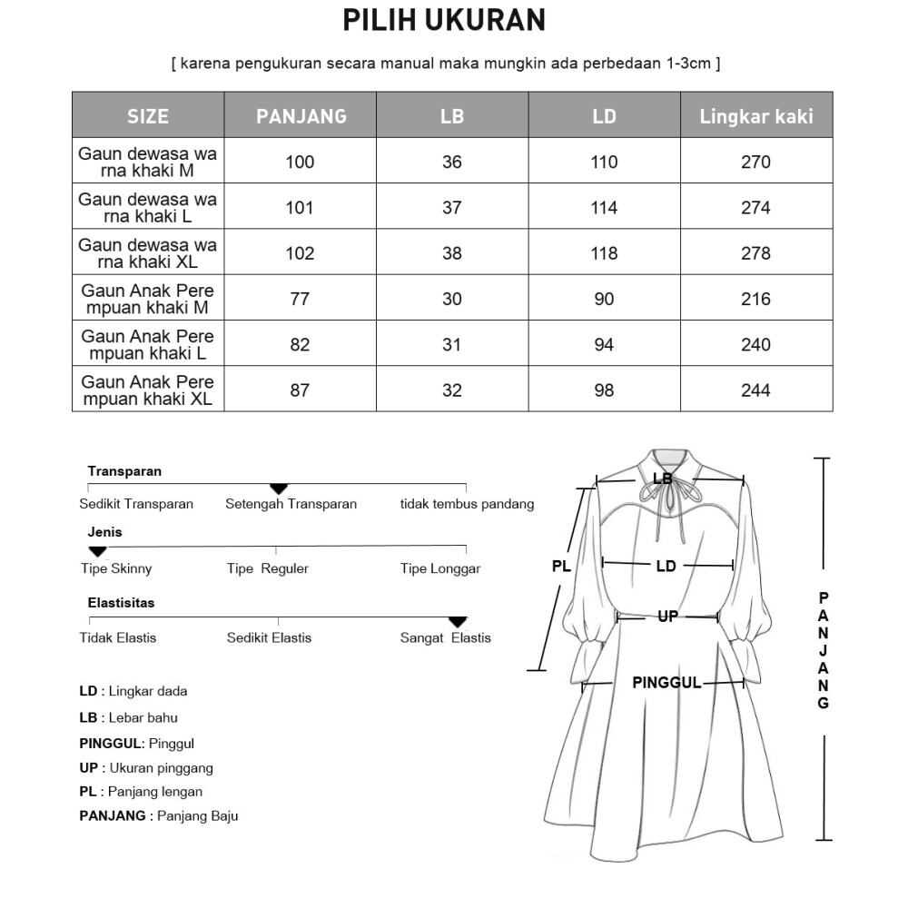 [DISKON KILAT]CHICMORE Gaun model a line dengan gaya kasual untuk wanita