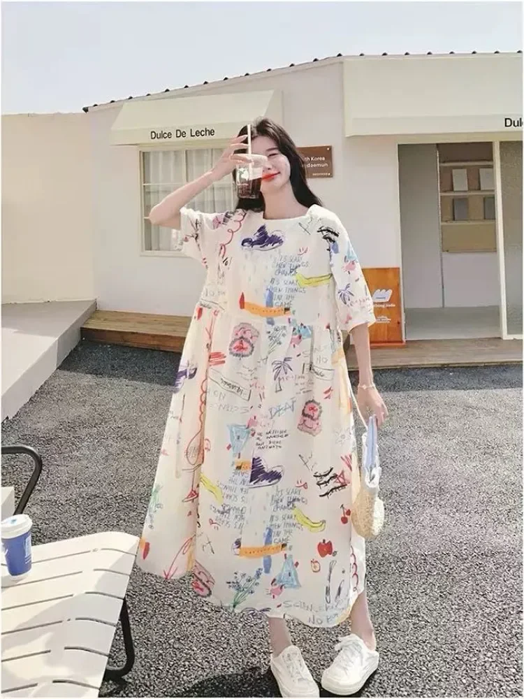 [READY STOCK]CHICMORE Gaun lengan puff kerah persegi motif cetak gaya anggun