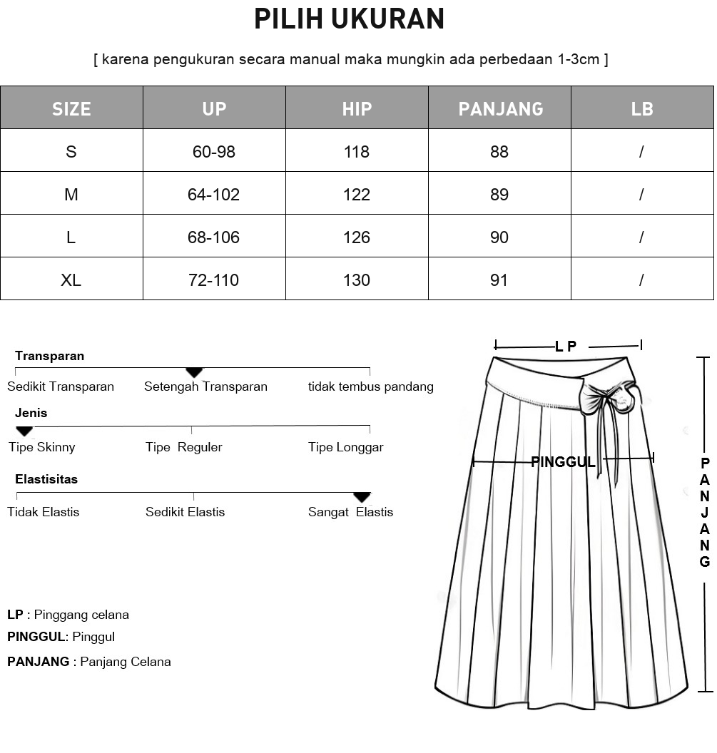 [READY STOCK]CHICMORE Rok a-line motif kotak-kotak colorful gaya kasual