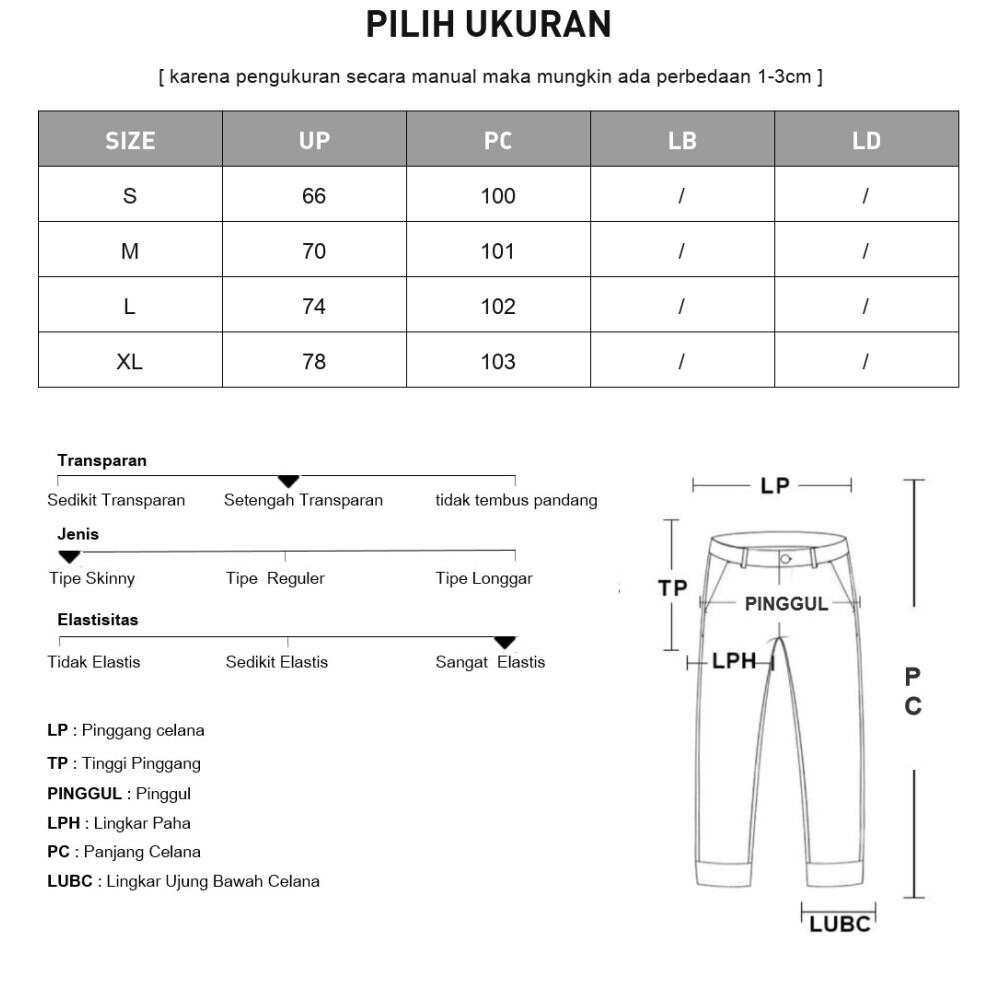 [READY STOCK]CHICMORE Celana panjang kaki lebar wanita feminime dengan model stylish baru