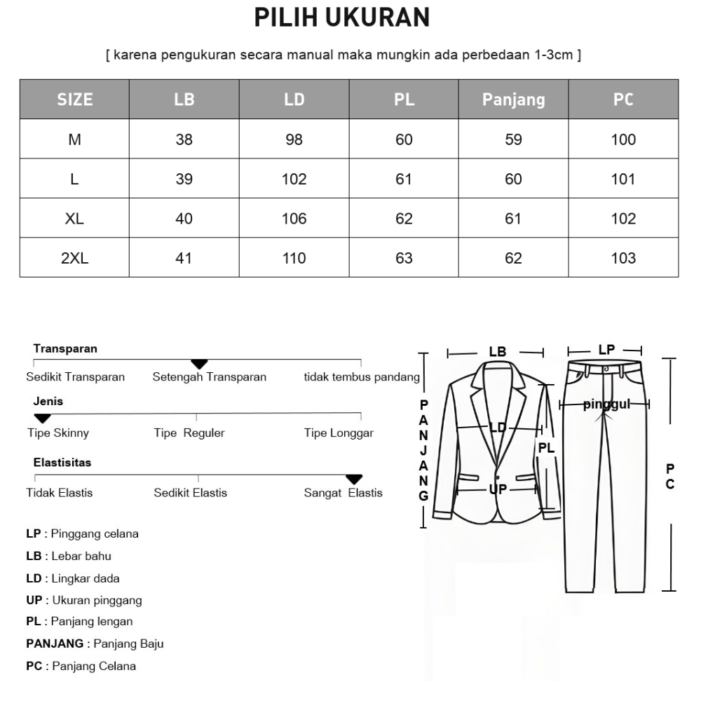 [DISKON KILAT]FADFAD Setelan dua potong wanita model trendi dengan kancing unik + celana kasual