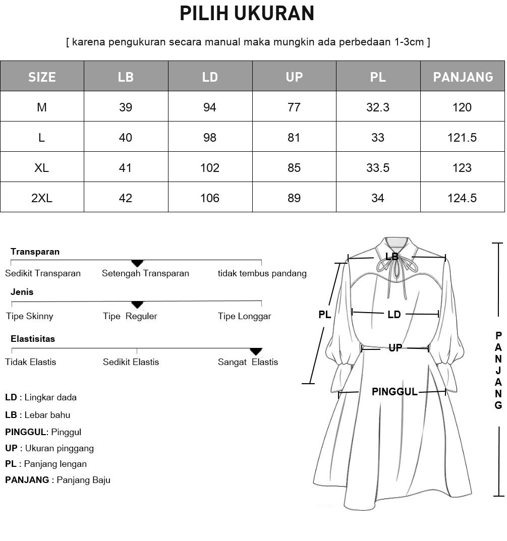 [DISKON KILAT]FADFAD Gaun model kerah leher v-neck motif cetak gaya kekinian wanita
