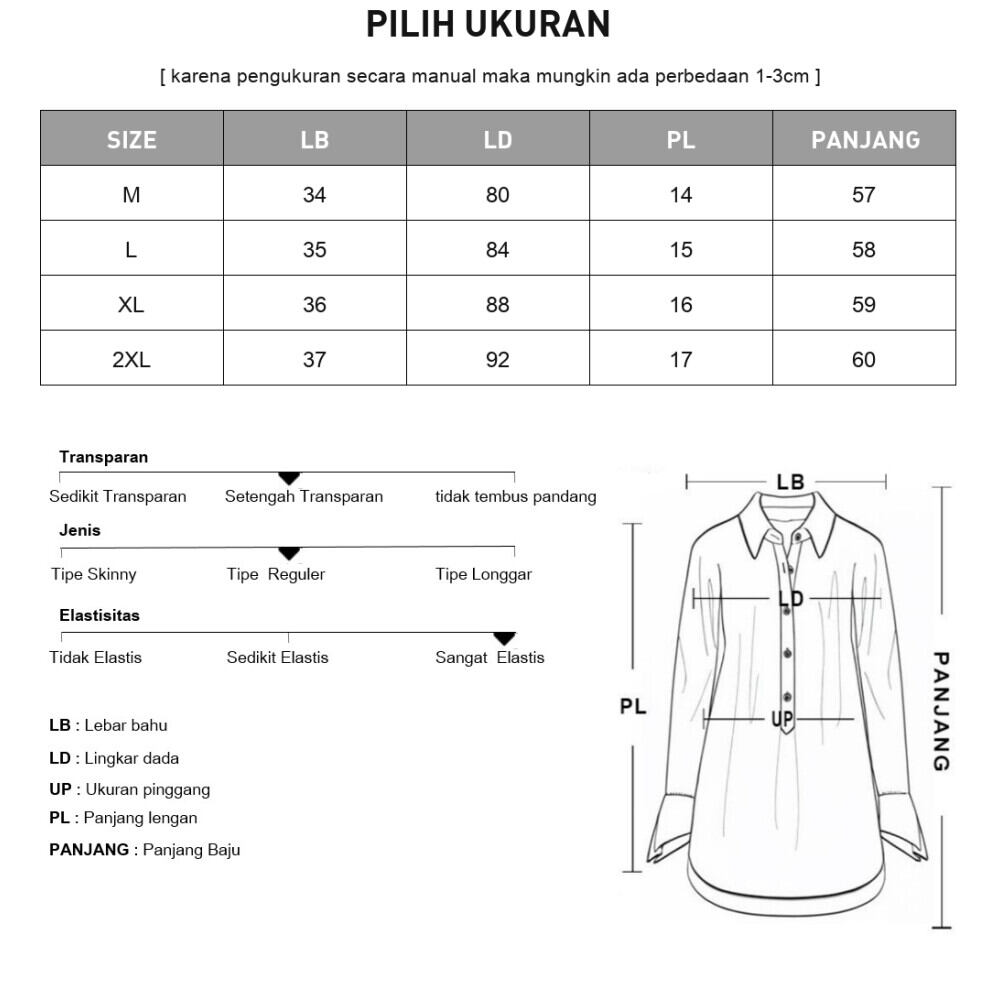 FADFAD Atasan blouse wanita lengan pendek v-neck kancing depan casual