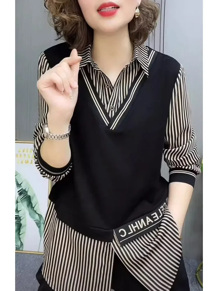 FADFAD Atasan dua potong wanita kelas atas model high-end yang modis untuk wanita