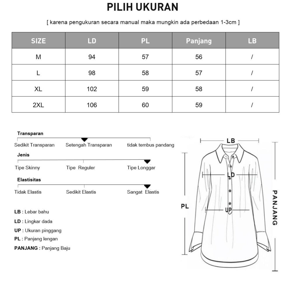 FADFAD Atasan blouse lengan panjang kerah tie neck gaya elegan untuk wanita
