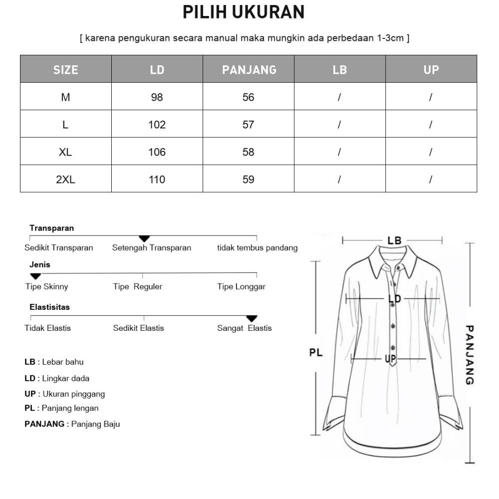 FADFAD Blouse wanita feminime dengan kerah v manis dan lengan panjang kekinian