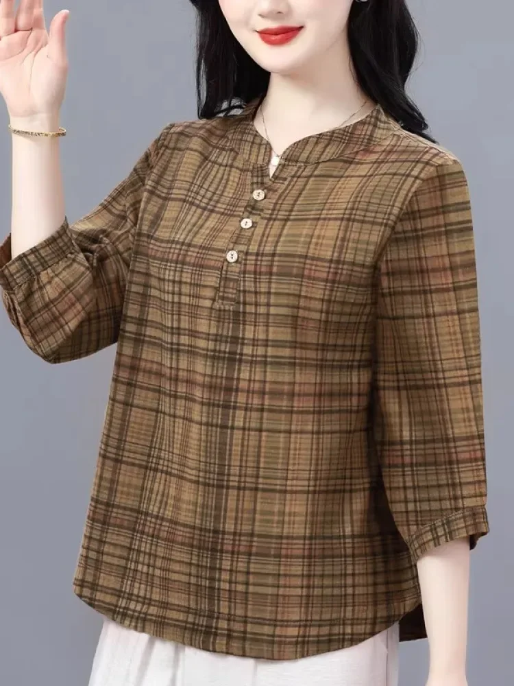 [READY STOCK]FADFAD Kemeja cetak temperamen gaya baru wanita atasan elegan