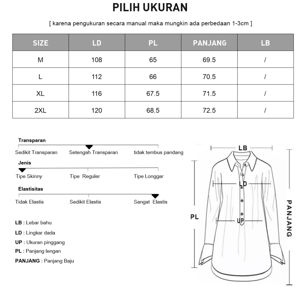 [NEW]FADFAD Atasan kemeja model kekinian lengan panjang dengan gaya modis untuk wanita
