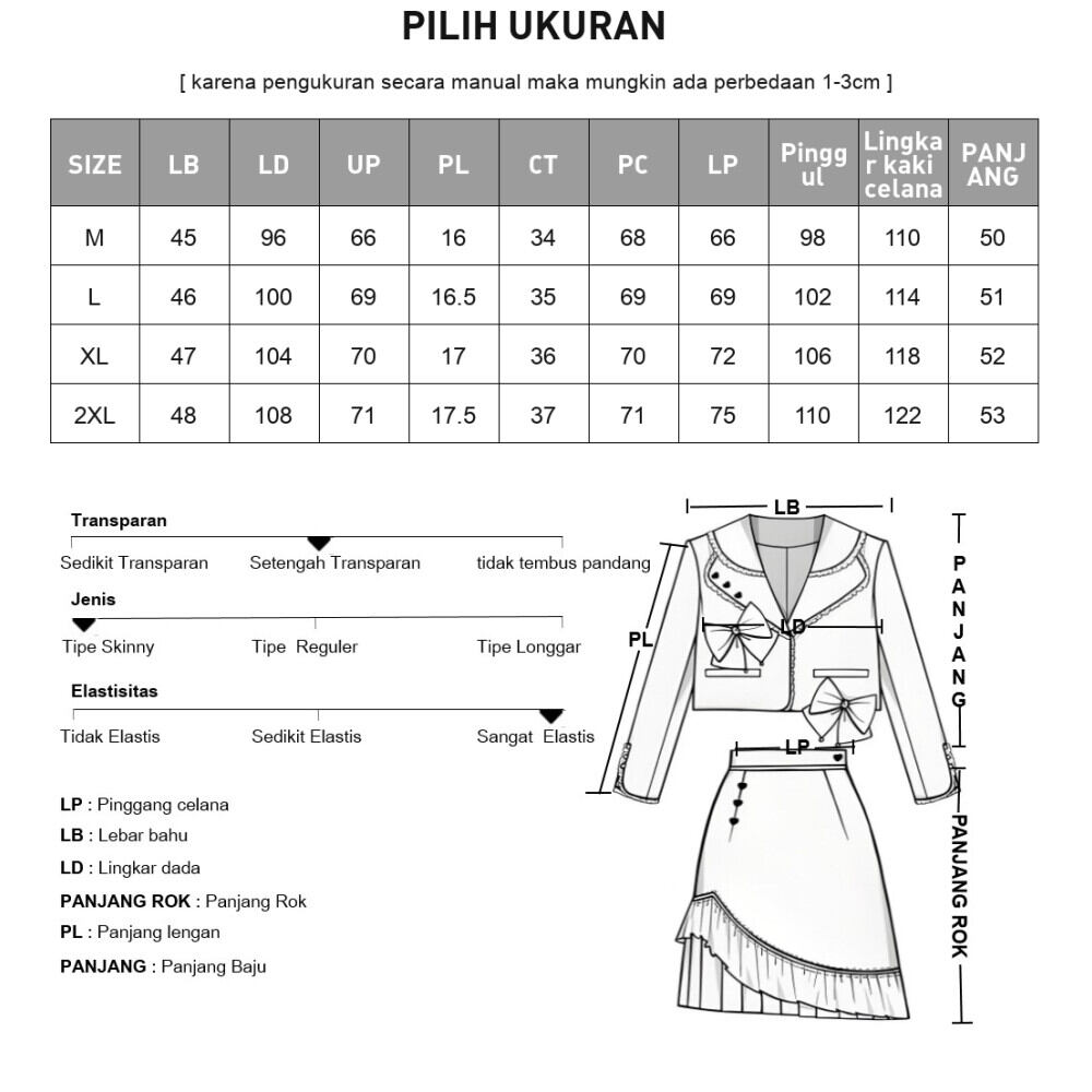 FADFAD Setelan dua potong atasan modis dengan lengan pendek dan rok berwarna polos untuk wanita