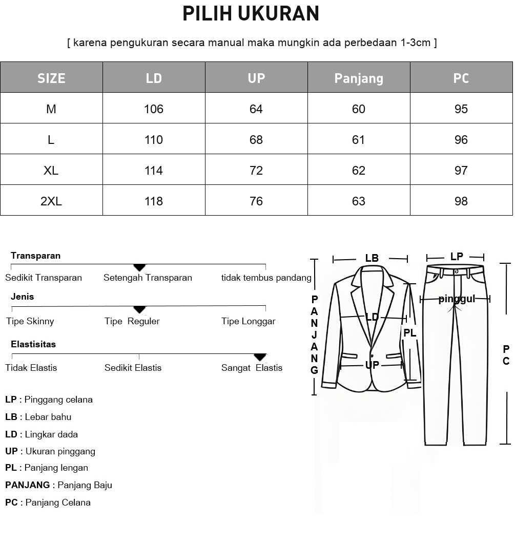 FADFAD Setelan wanita dua potong atasan blouse lengan pendek motif cetak dan celana panjang kasual