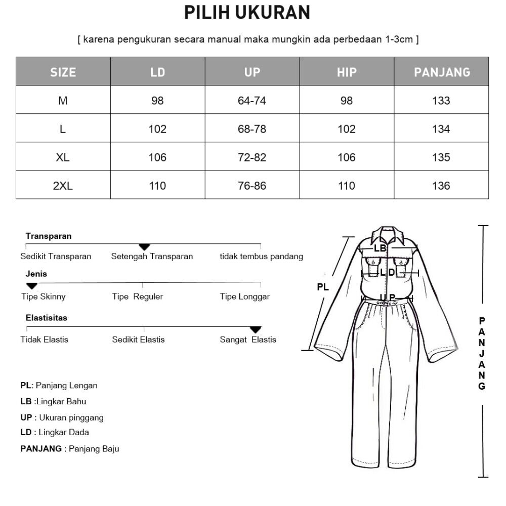 FADFAD Jumpsuit kasual modis mewah kaki lebar untuk wanita
