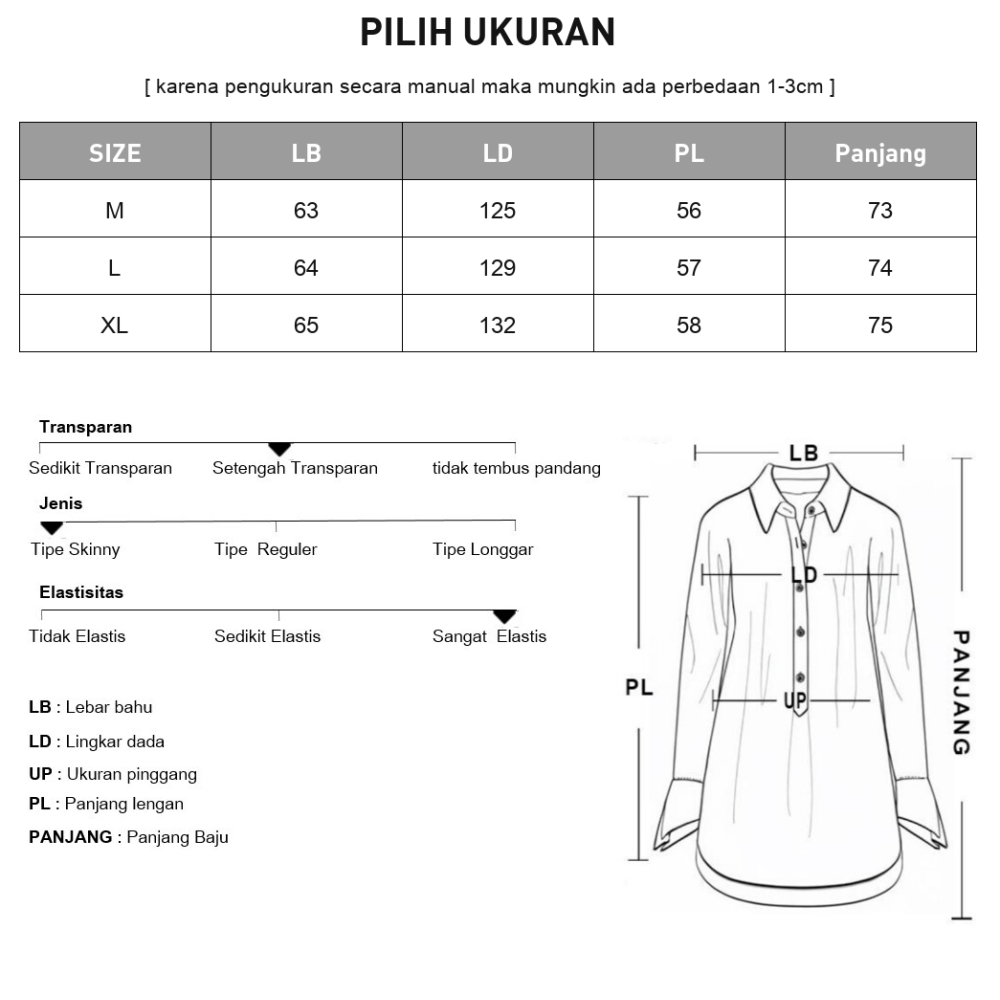 FADFAD Atasan kemeja motif kotak kecil model trendi dengan kancing unik sebaris untuk wanita muda