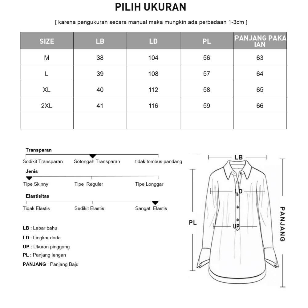 FADFAD Atasan kemeja longgar desain tidak beraturan lengan panjang kerah polo warna kontras untuk wanita gaya modis