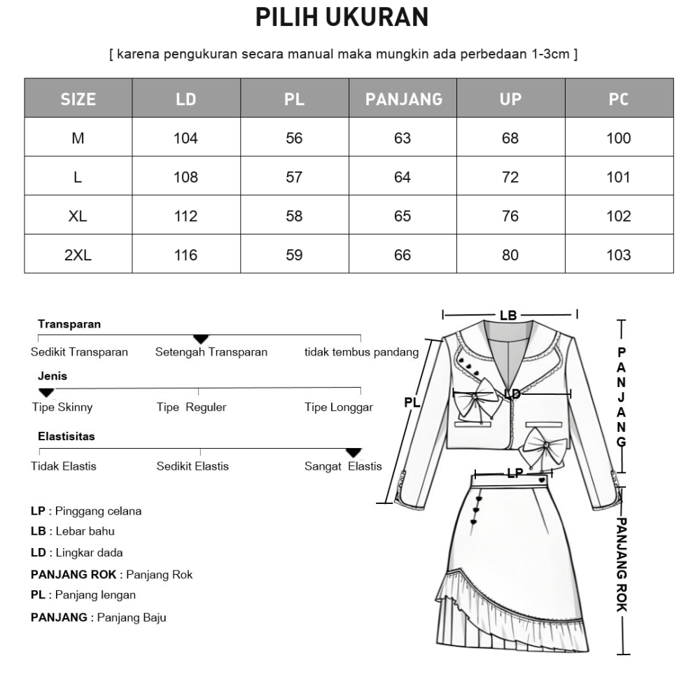 FADFAD Setelan dua bagian baru yang modis: atasan & celana polos
