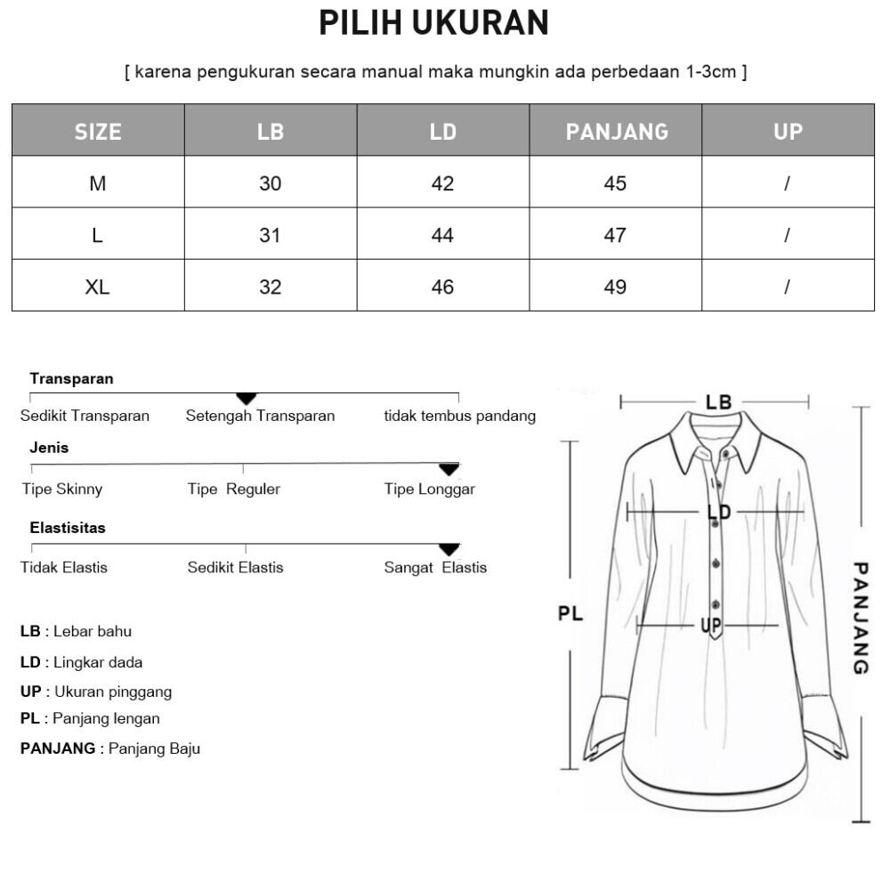 FADFAD Atasan blouse kerah polo lengan pendek motif bergaris gaya kekinian korea