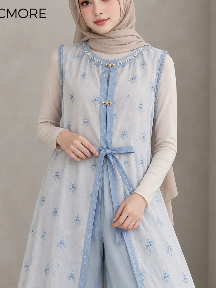 [READY STOCK]CHICMORE Setelan dua potong pakaian wanita bergaya kasual kekinian korean style