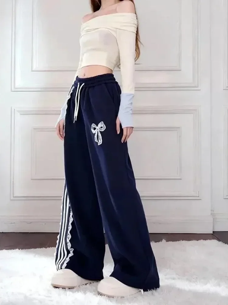 CHICMORE Celana panjang wanita model high waist dengan variasi cantik korean style