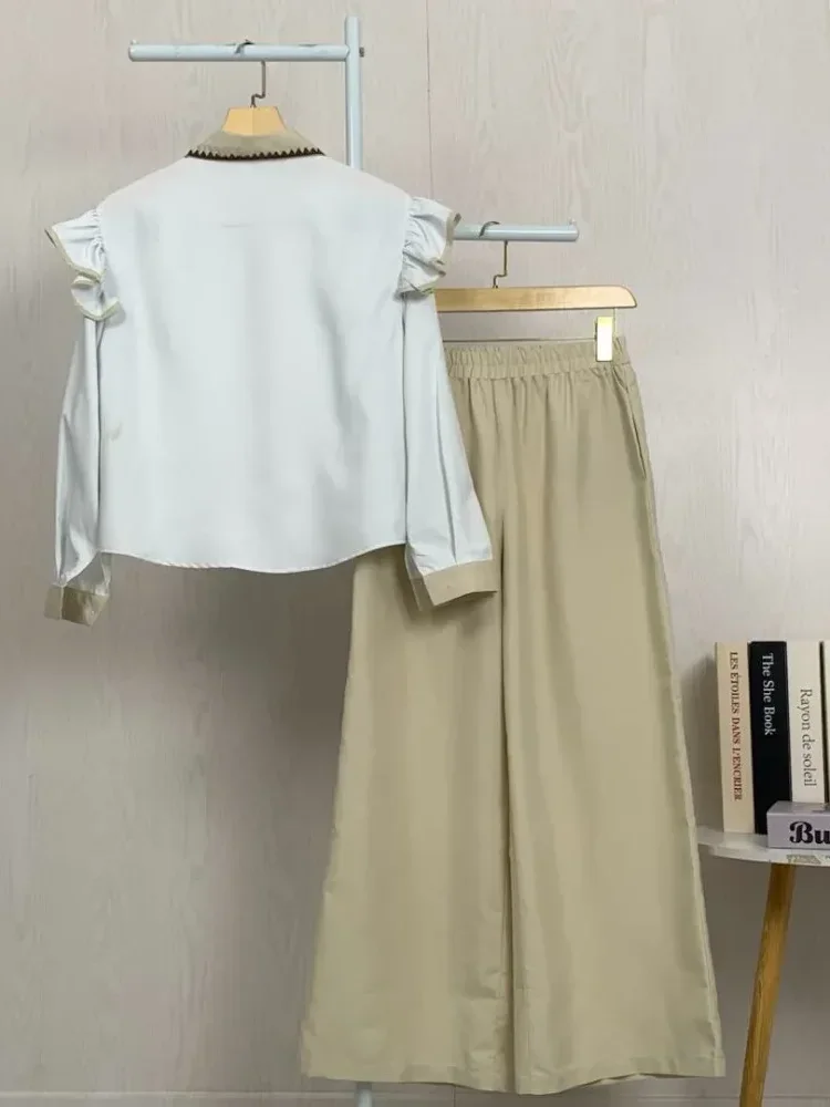 [NEW]ASAYA Setelan dua potong atasan dan celana longgar dengan kombinasi warna yang stylish dan terbaru.