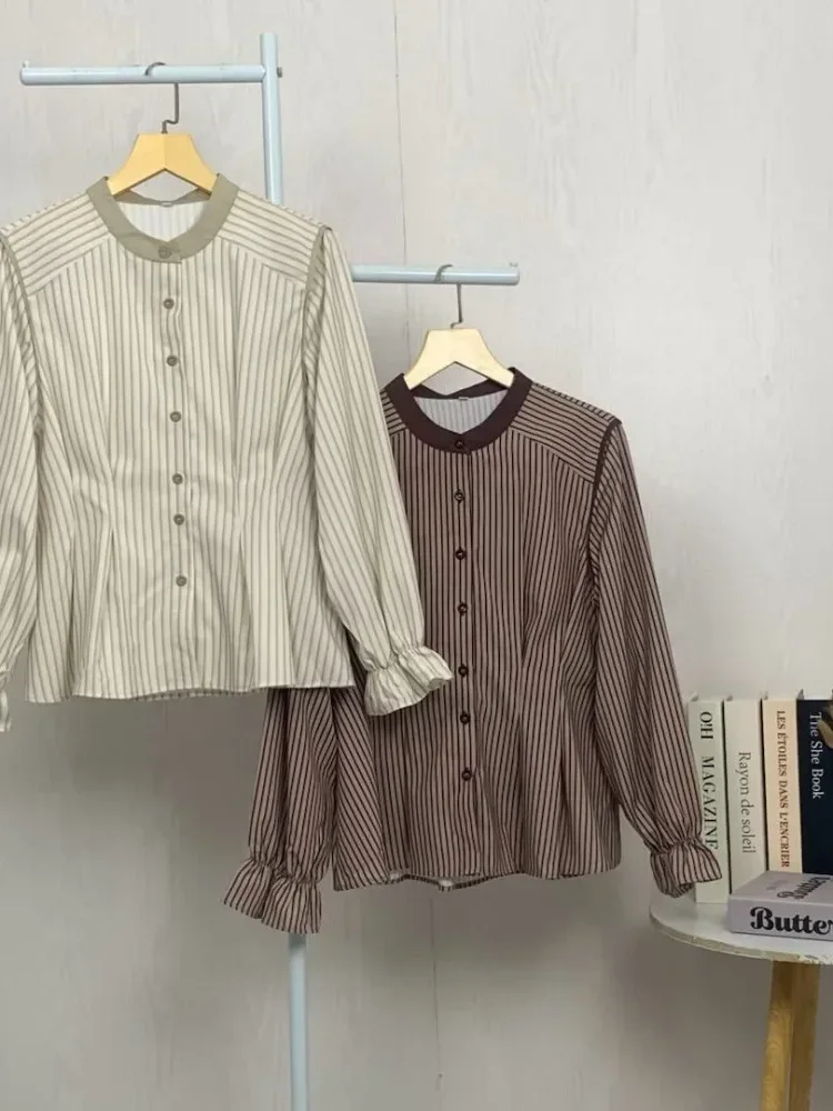 [READY STOCK]ASAYA Kemeja cetak temperamen gaya baru wanita atasan elegan