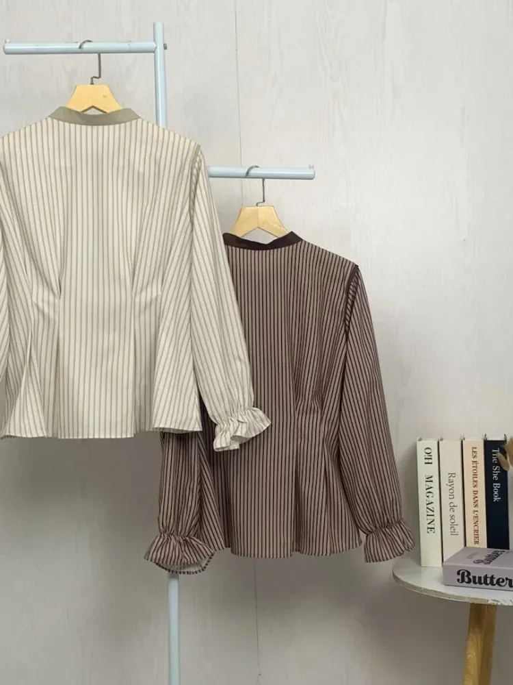 [READY STOCK]ASAYA Kemeja cetak temperamen gaya baru wanita atasan elegan