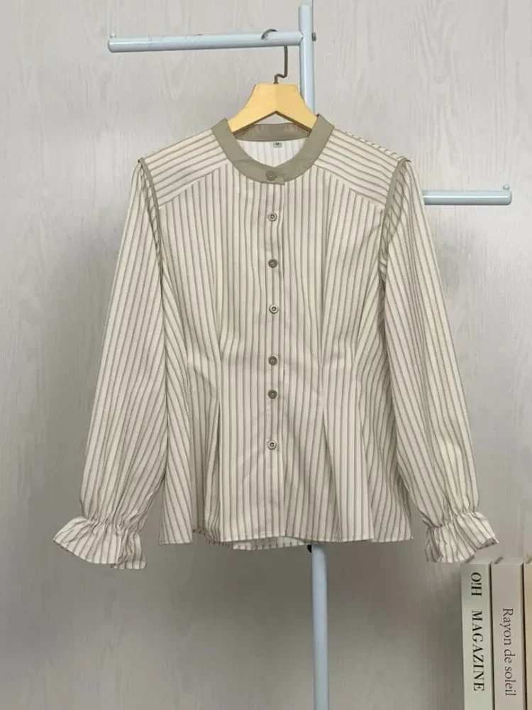 [READY STOCK]ASAYA Kemeja cetak temperamen gaya baru wanita atasan elegan