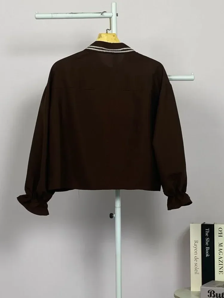 [DISKON KILAT]ASAYA Blouse wanita korea style desain bunga daun elegan nyaman banyak pilihan