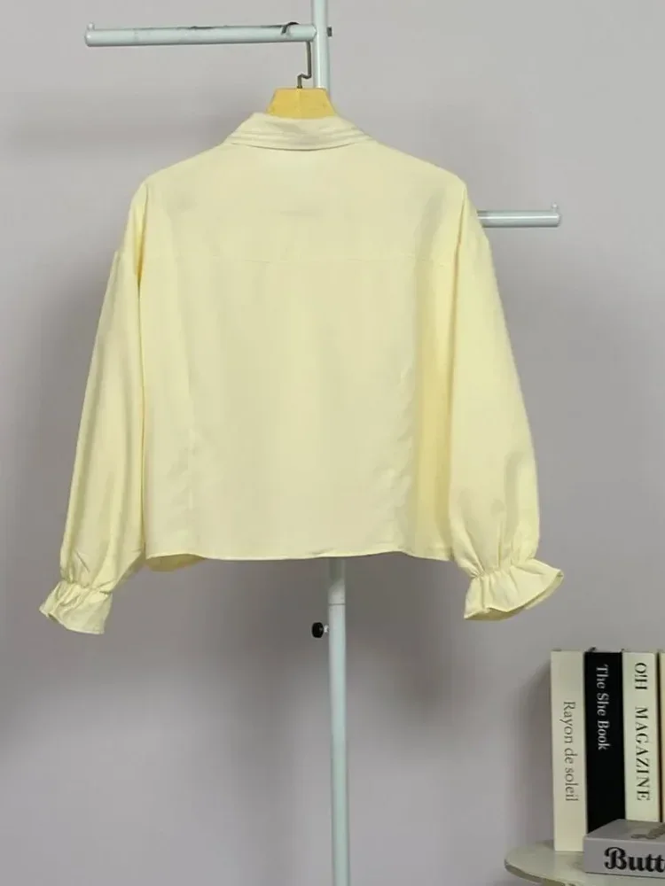 [DISKON KILAT]ASAYA Blouse wanita korea style desain bunga daun elegan nyaman banyak pilihan