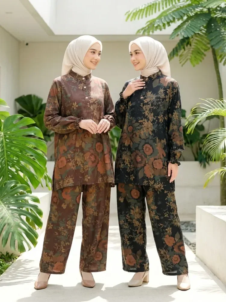 [READY STOCK]ASAYA Setelan wanita motif kotak-kotak elegan nyaman kekinian banyak pilihan