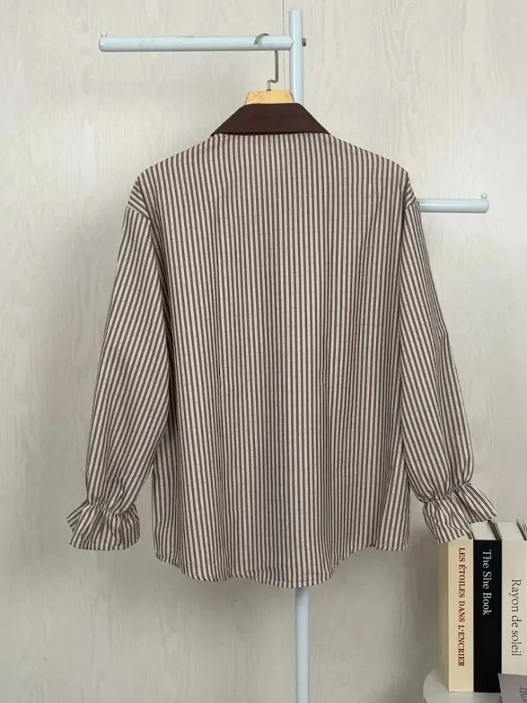 [READY STOCK]ASAYA Kemeja cetak temperamen gaya baru wanita atasan elegan