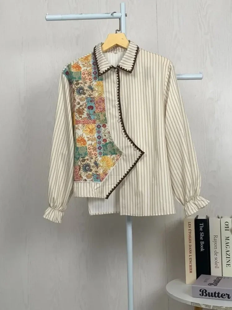 [READY STOCK]ASAYA Atasan kemeja mode baru lengan panjang gaya populer wanita