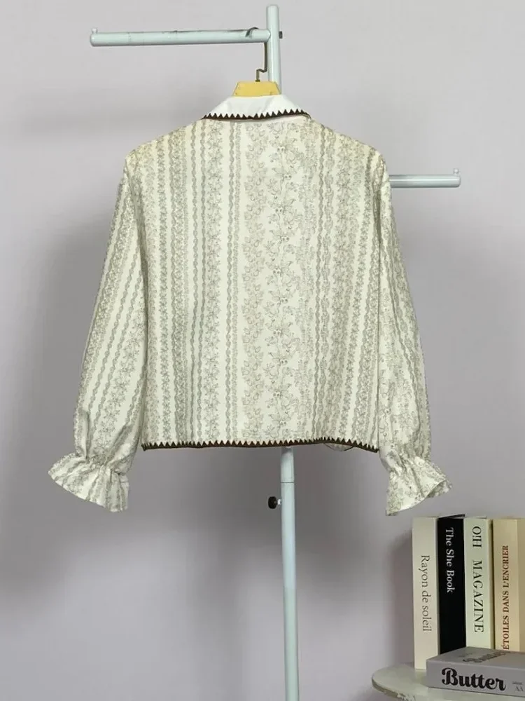 [NEW]ASAYA Kemeja lengan panjang motif korea terbaru dengan bagian bawah yang tidak beraturan