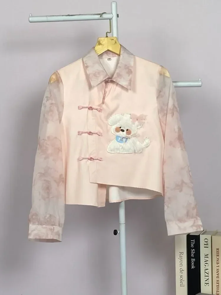 [DISKON KILAT]FADFAD Kemeja unik lengan panjang dan kerah collar