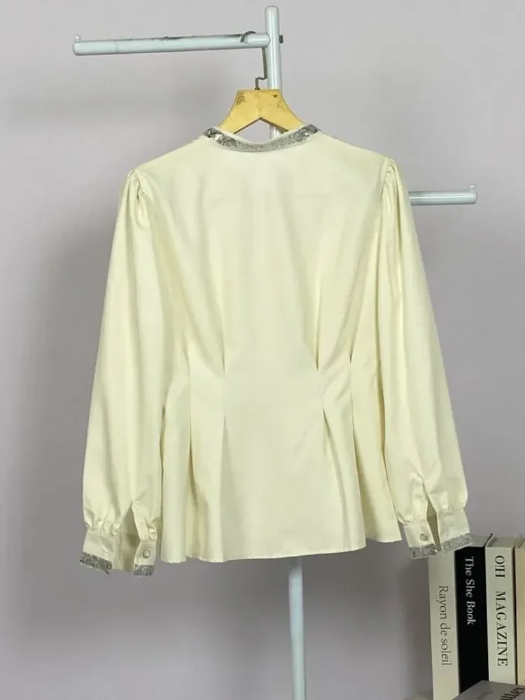 [NEW]FADFAD Atasan kemeja bermotif lengan panjang gaya kasual