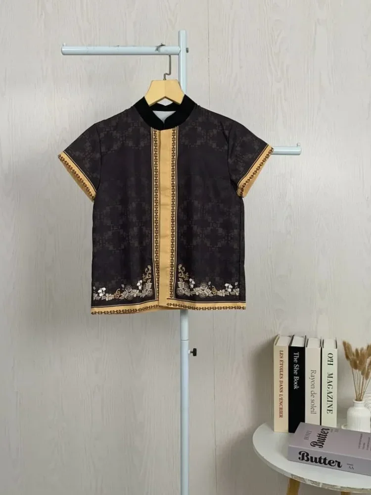 ASAYA Kaos lengan pendek pria dengan motif gaya