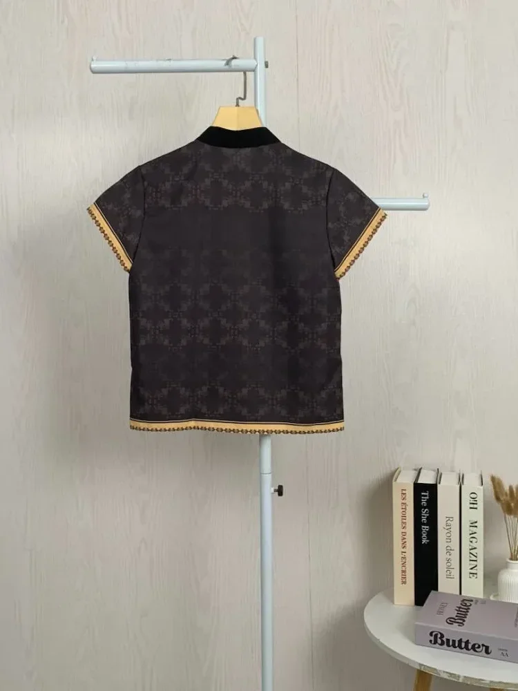 ASAYA Kaos lengan pendek pria dengan motif gaya