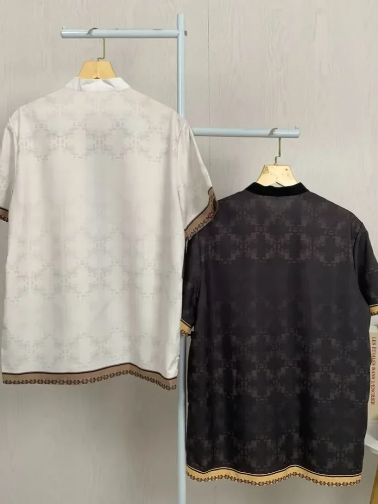 ASAYA Kaos lengan pendek pria dengan motif gaya