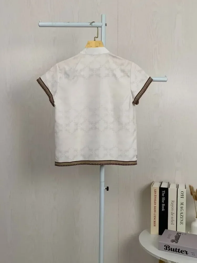 ASAYA Kaos lengan pendek pria dengan motif gaya