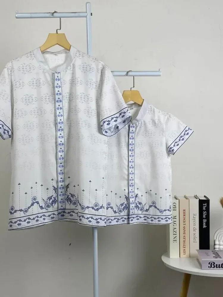 [READY STOCK]ASAYA Kaos lengan pendek pria dengan motif gaya