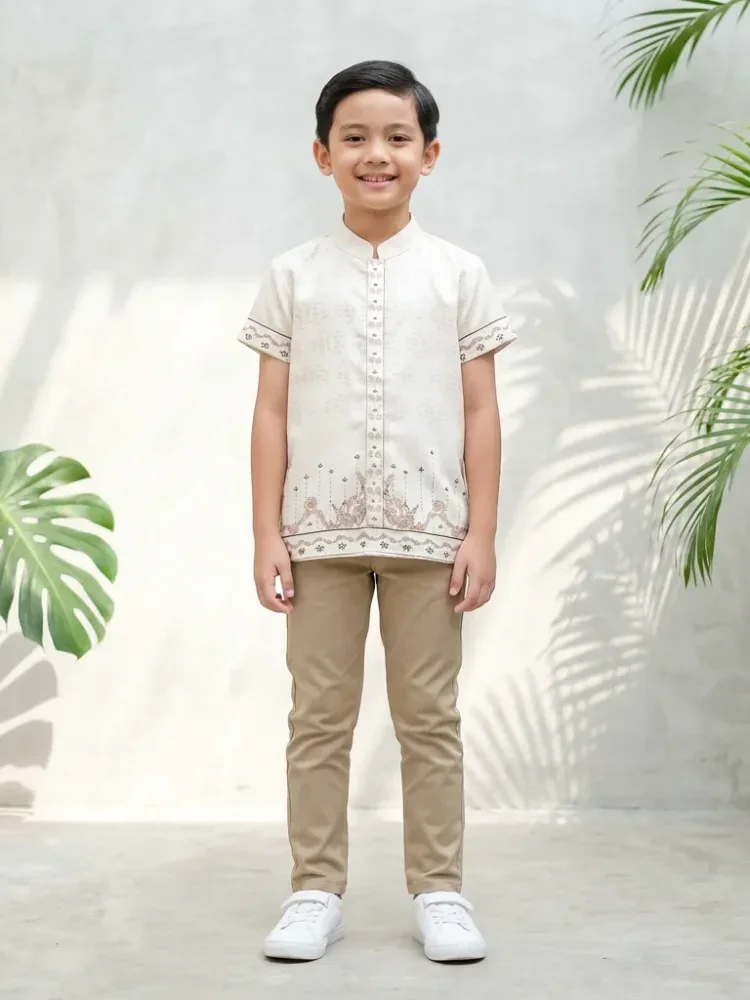 [READY STOCK]ASAYA Kaos lengan pendek pria dengan motif gaya